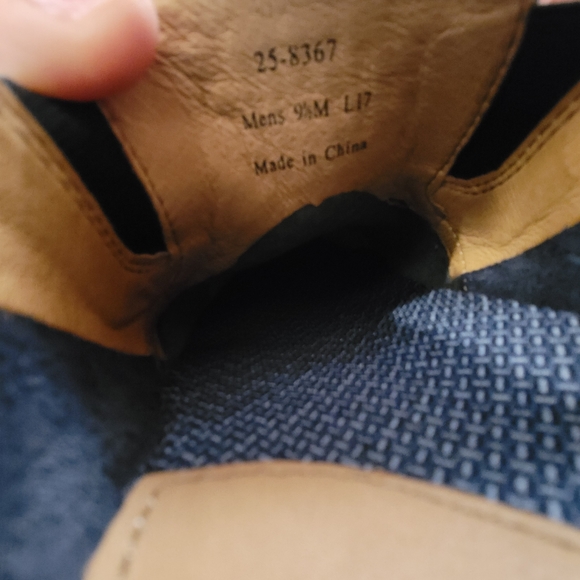 Johnston Murphy J&M Men's Sheepskin Woven Leather Slip On Shoes Lightweight 9.5M - Picture 7 of 8